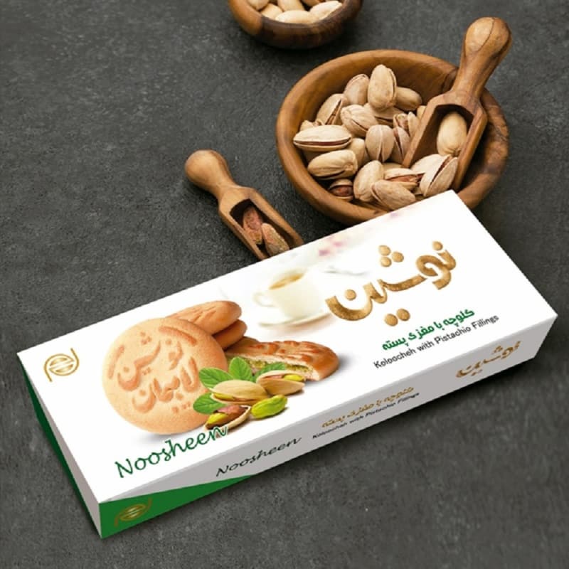 Biscuit Noosheen pistache کلوچه نوشین پسته ای